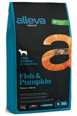 Alleva NATURAL dog adult medium & maxi fish & pumpkin 2kg Alleva www.bohre.sk