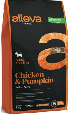 Alleva NATURAL dog adult mini chicken & pumpkin 2kg Alleva www.bohre.sk