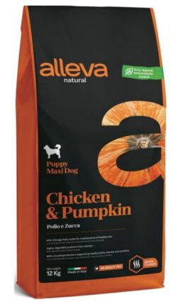Alleva NATURAL dog puppy maxi chicken & pumpkin 12kg Alleva www.bohre.sk
