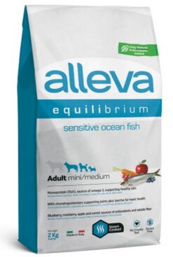 Alleva SP EQUILIBRIUM dog adult sensitive mini & medium ocean fish 2kg Alleva www.bohre.sk