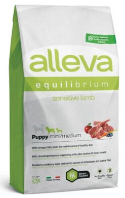 Alleva SP EQUILIBRIUM dog puppy sensitive mini &  medium lamb 2kg Alleva www.bohre.sk