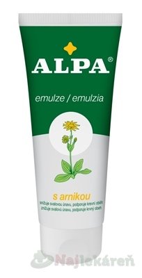 Alpa masážna emulzia Arnika 100 ml Alpa www.bohre.sk