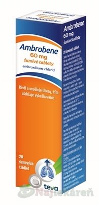 Ambrobene 60 mg 20 tabliet Ambrobene www.bohre.sk