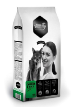 Amity CATS Premium Chicken and Rice granule pre mačky s kuraťom a ryžou 1,5kg Amity www.bohre.sk
