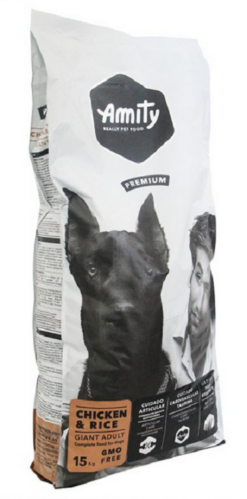 Amity Premium Adult giant granule pre dospelé psy kura s ryžou 15kg Amity www.bohre.sk