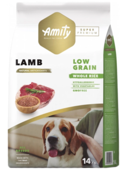 Amity Super Premium LG Lamb granule pre dospelé psy 14kg Amity www.bohre.sk