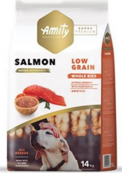 Amity Super Premium LG Salmon granule pre psy 14kg Amity www.bohre.sk