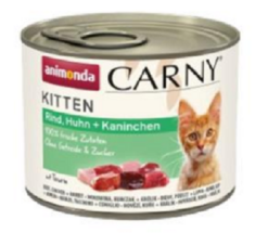 Animonda Carny Kitten hovädzie kura a králik 200 g ANIMONDA www.bohre.sk