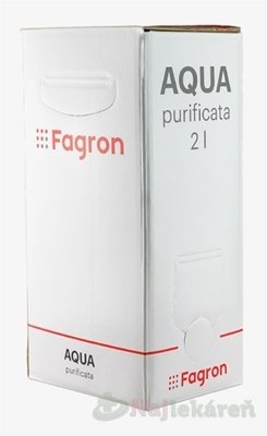 Aqua purificata Bag In Box - FAGRON FAGRON a.s. www.bohre.sk