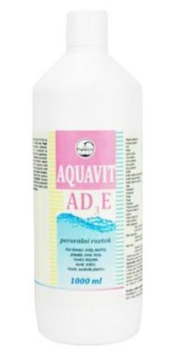 Aquavit AD3E perorálny roztok pre zvieratá 1000ml Aquavit www.bohre.sk