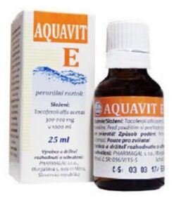 Aquavit E perorálny roztok pre zvieratá 25ml Pharmagal www.bohre.sk
