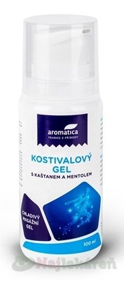 Aromatica KOSTIHOJOVÝ GÉL Chladivý na kĺby a svaly 100 ml Aromatica www.bohre.sk