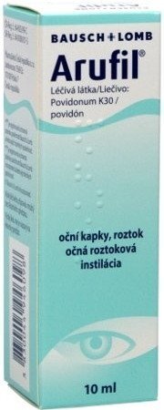 Arufil očná roztoková instilácia na suchý zápal spojoviek 10 ml Bausch & Lomb www.bohre.sk
