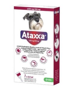 Ataxxa spot-on 2,5ml pipeta proti kliešťom a blchám pre psy od 10 do 25kg Ataxxa www.bohre.sk