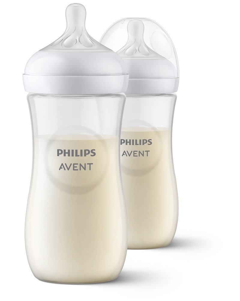 Avent flaša Natural Response priehľadná cumlík pre podporu rytmu pitia 330 ml 2 ks PHILIPS AVENT www.bohre.sk