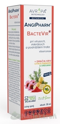 Avropa AngiPharm BacteVir ústny sprej 30 ml Avropa www.bohre.sk