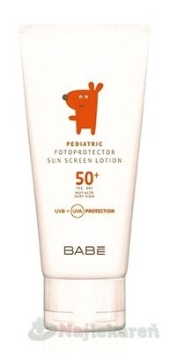 BABÉ DIEŤA Mlieko na opaľovanie SPF 50+ 100ml BABÉ www.bohre.sk