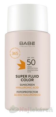 BABÉ SUPER FLUID COLOR SPF50 tónovaný fluid 50ml BABÉ www.bohre.sk