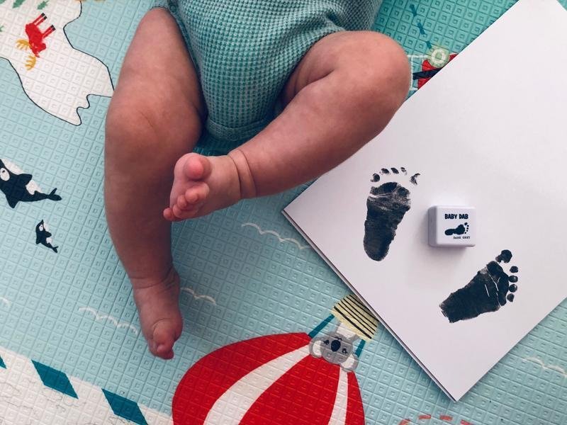 BABY DAB Farba na detské odtlačky fialová Babydab www.bohre.sk