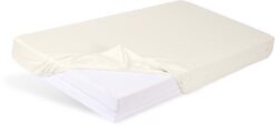 BABYMATEX Plachta ochranná s gumičkou Bamboo Svetlá Béžová 60x120 cm BABYMATEX www.bohre.sk