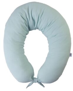 BABYMATEX Vankúš na dojčenie mušelínový Moon Svetlo Tyrkysová 260 cm BABYMATEX www.bohre.sk