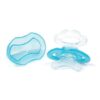 BABYONO Hryzačka silikónová bez BPA v tvare cumlíka s krytom modrá 3m+ BABYONO www.bohre.sk