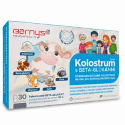 BARNY´S Kolostrum s beta-glukánmi forte 30 kapsúl BARNY'S www.bohre.sk