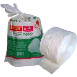 BATIST B-CELLIN Tampóny z vaty buničitej delené nesterilné,8 vrstiev,2 role,rozmery 40x50mm 2x500ks Batist www.bohre.sk