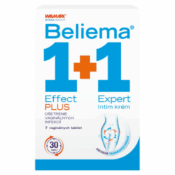 BELIEMA Effect plus 1+1 vaginálne tablety 7 ks + intímny krém 30 ml 1 set BELIEMA www.bohre.sk
