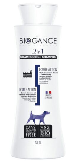BIOGANCE 2in1 šampón a kondicionér v jednom pre psy 250ml Biogance www.bohre.sk