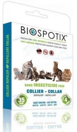 BIOGANCE Biospotix Cat obojok s repelentným účinkom pre mačky 35cm (od 3mesiacov) Biogance www.bohre.sk