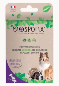 BIOGANCE Biospotix Dog spot-on L-XL pipeta s repelentným účinkom pre psy 3x3ml (nad 20kg) Biogance www.bohre.sk