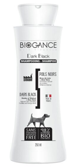 BIOGANCE Dark Black šampón pre psy a mačky na tmavé a čierne farby srsti  250ml Biogance www.bohre.sk