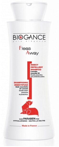 BIOGANCE Fleas Away Cat repelentný šampón pre mačky 250ml Biogance www.bohre.sk