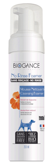 BIOGANCE No rinse foamer Dog bezoplachový šampón (pena) pre psy 200ml Biogance www.bohre.sk