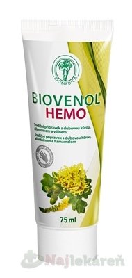 BIOMEDICA BIOVENOL HEMO gél na hemoroidy 75 ml Biomedica www.bohre.sk