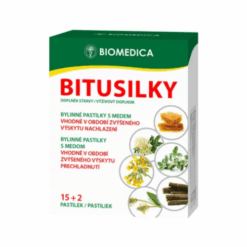 BIOMEDICA Bitusilky bylinné pastilky 15+2 17 ks BIOMEDICA www.bohre.sk