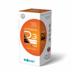 BIOMIN Vitamín D3 premium 2000 I.U. 60 kapsúl Biomin www.bohre.sk