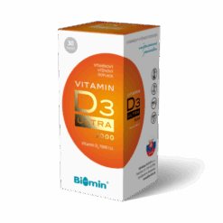 BIOMIN Vitamín D3 ultra 7000 I.U. 30 kapsúl Biomin www.bohre.sk