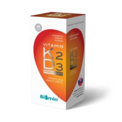 BIOMIN vitamín K2 + vitamín D3 2000 IU premium 60 kapsúl Biomin www.bohre.sk