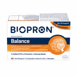BIOPRON Balance 60 + 20 kapsúl ZADARMO BIOPRON www.bohre.sk