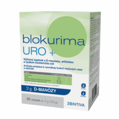 BLOKURIMA Uro + 2 g D-manózy 30 vrecúšok Blokurima www.bohre.sk