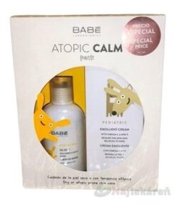 Babé dieťa atopické telové mlieko 200 ml + atopický kúpeľový gél 200 ml darčeková sada BABÉ LABORATORIOS www.bohre.sk