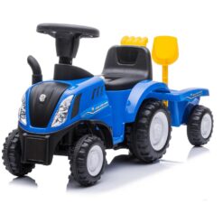 Baby Mix traktor s vlečkou a náradim New Holland modré BUDDY TOYS www.bohre.sk