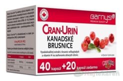 Barny's Cran-Urin Kanadské Brusnice 40 + 20 kapsúl Barny´s www.bohre.sk