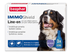 Beaphar Line-on IMMO Shield L antiparazitná pipeta pre psy 3x4,5 ml BEAPHAR www.bohre.sk