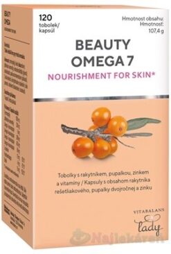 Beauty Omega-7 120 kapsúl Vitabalans Oy www.bohre.sk