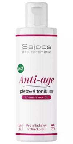 Bio Anti-age pleťové tonikum Saloos Naturcosmetic www.bohre.sk