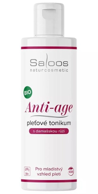 Bio Anti-age pleťové tonikum Saloos Naturcosmetic www.bohre.sk
