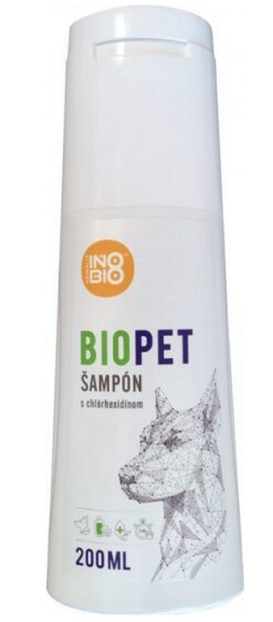 BioPet šampón s chlórexydínom 4% pre psy 200ml BioPet www.bohre.sk